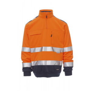 Payper Wear Sweat-shirt haute visibilité orange/bleu