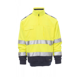 Payper Wear Sweat-shirt haute visibilité jaune/bleu