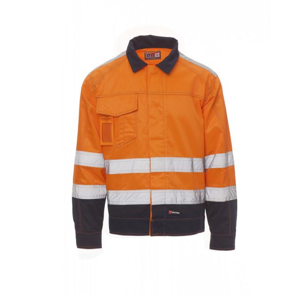 Payper Wear Giubbino Safe Hi Vi Winter alta visibilità Arancione/Blu