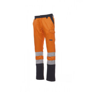 Payper Wear Polar Pantalones de alta visibilidad Charter Naranja Azul