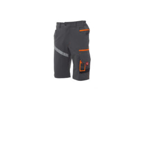Pantaloni da lavoro corti elasticizzati Payper Next 4W shorts smoke/nero