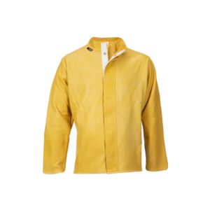 Coval V3FG giacca da saldatore in pelle fiore gialla certificata EN ISO 11611