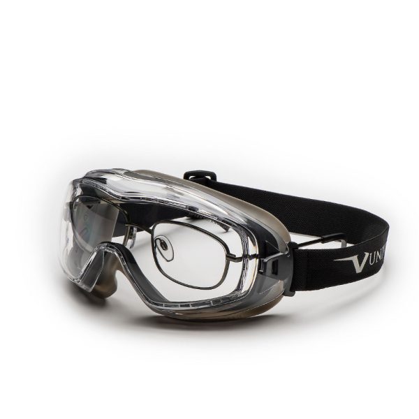 Univet 620 UP occhiali da lavoro a maschera con lente chiara a tecnologia avanzata